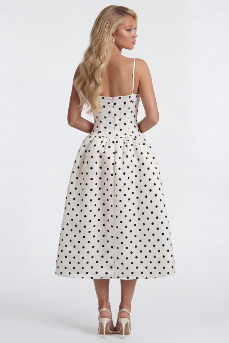COLETTE MIDI DRESS - POLKA DOT
