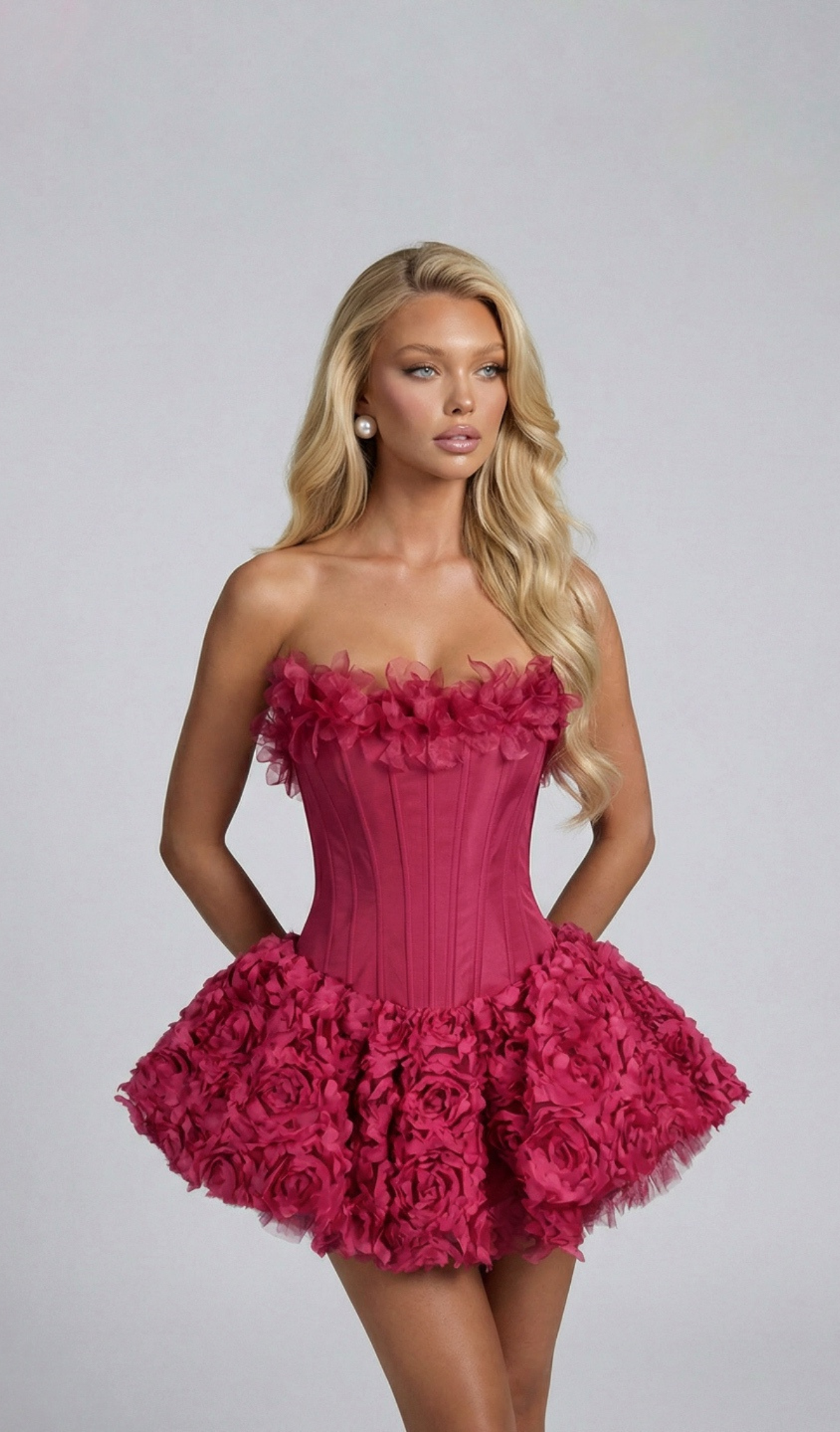 VALENTINE MINI DRESS - RED