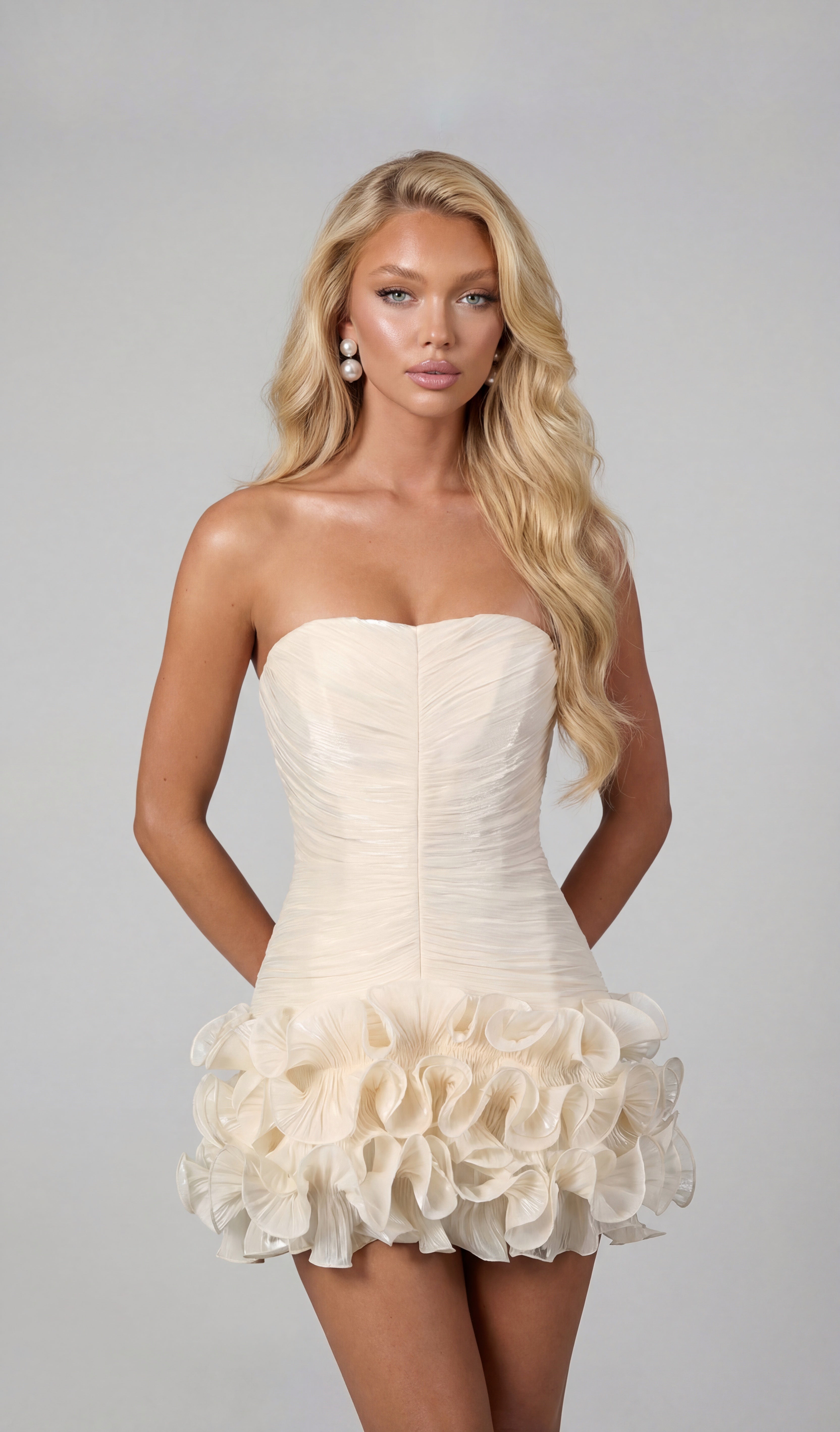 ÁMELIE MINI DRESS - APRICOT