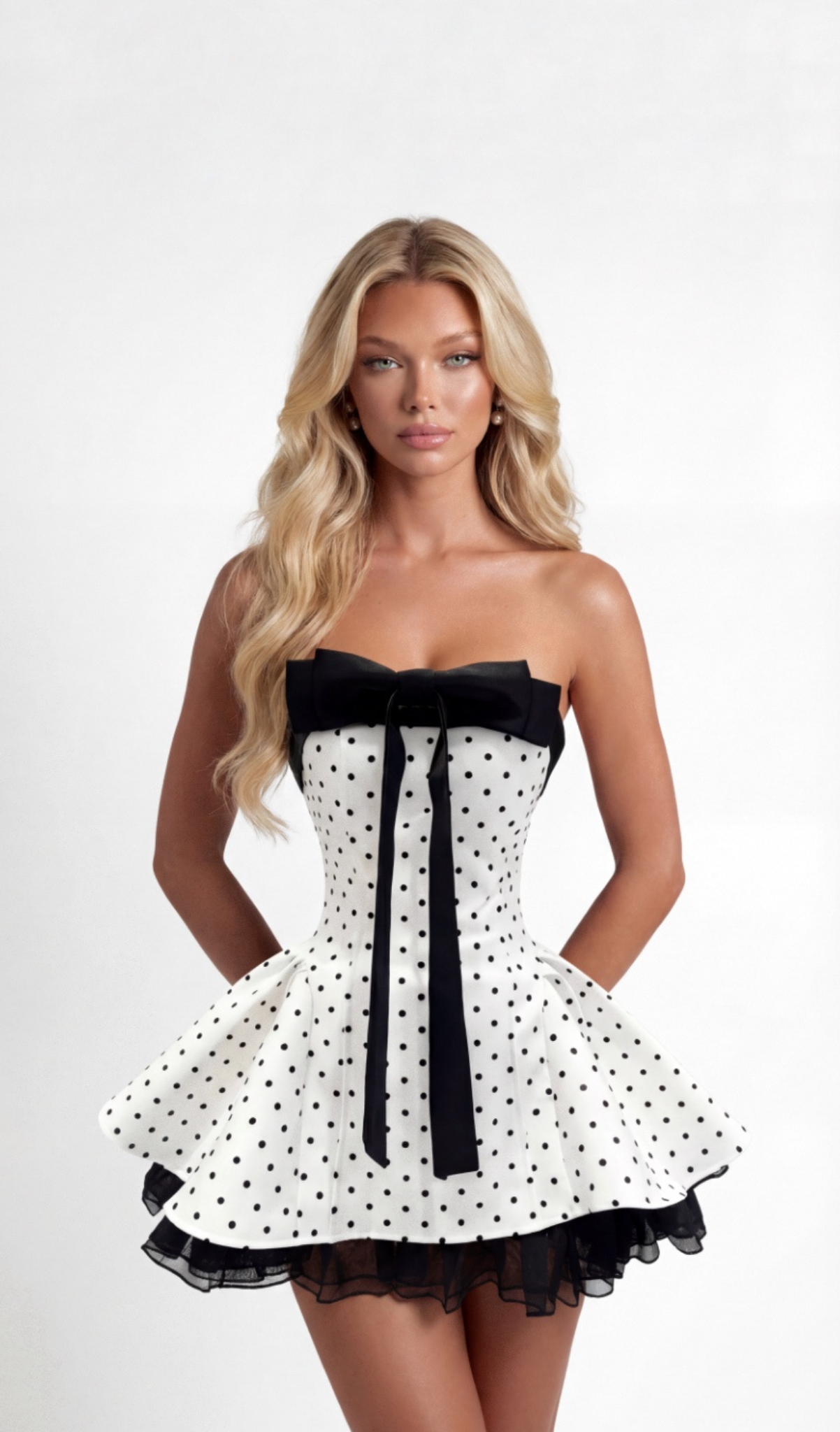 CHÈRIE MINI DRESS - POLKA DOT
