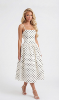 COLETTE MIDI DRESS - POLKA DOT